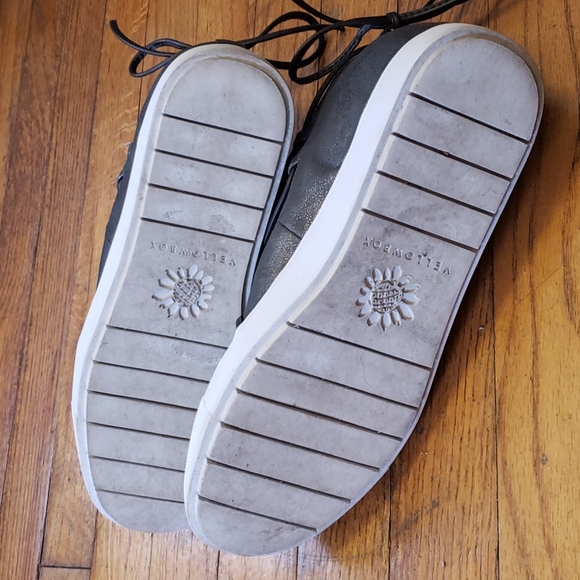 Yellowbox Maureen 8.5 Casual high top sneakers Sparkly Pewter grey color - Picture 4 of 10